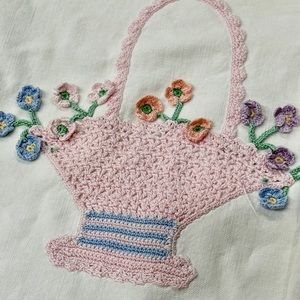 Vintage pillowcase cottage core